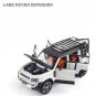 Scale 1:24 Land Rover Defender SUV white Car Alloy Car Diecasts Model Miniature Toy