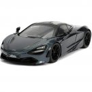 1:24 McLaren 720S black Diecast Alloy Model Metal Vehicle Display Collection Toy