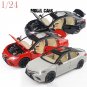 1:24 Scale Camry white Car Alloy Model Light Sound Effect Diecast CollectionToy