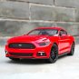 1:24 Ford Mustang GT Red Car Alloy Sports Model Diecast Metal Toy Vehicles  Simulation Toy