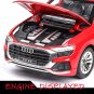 1:24 Audi Q8 red Car Alloy Model Die Cast Toy Model Pull Back Childrens Toy Collectibles