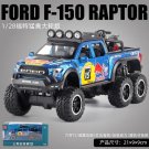 1:28 Ford F 150 Raptor No lights Blue Car Simulation Metal Model Sound Pull Back Toy