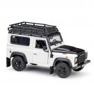 1:24 Land Rover3 white sports car model simulation alloy collection toy tools