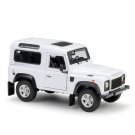 1:24 Land Rover9 white sports car model simulation alloy collection toy tools