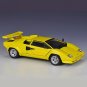 1:24 Lamborghini Countach LP5000s Yellow Car Sport Model Diecast Metal High Simulation Toy