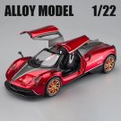 1:22 Pagani Huayra Dinastia Supercar red Model Alloy Car Toy Car Metal Sound And Light Toy