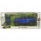 1:24 2021 Ford Bronco blue High Simulation Car Diecast Metal Alloy Model Collection