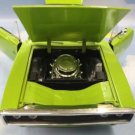 1:24 Fast Furious 1970 DODGE CHARGER RT green Car High Simulation Metal Alloy Model Toy