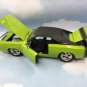 1:24 Fast Furious 1970 DODGE CHARGER RT green Car High Simulation Metal Alloy Model Toy