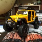 1:24 Jeep Wrangler Modified Version yellow Car Model Diecasting Simulation Collection Toy