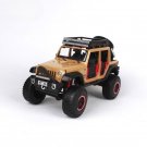 1:24 Jeep Wrangler Modified Version orange Car Model Diecasting Simulation Collection Toy