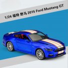 1:24 2015 Ford Mustang GT blue Car Alloy Modified Model Diecast Metal Toy Simulation
