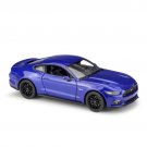 1:24 2015 Ford Mustang blue car model Die casting simulation decoration collection toy