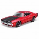 1:24 1969 Dodge Challenger RT red Car Alloy Model Diecasting Simulation Collection Toy
