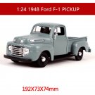 1:24 Chevrolet 1948 ford f1 pickup greyred Car Simulation Model Crafts Collection Toy Tools