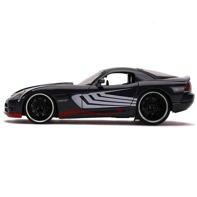 1:24 Dodge Viper SRT10 Venom Supercar black Alloy Car Model Vehicle High Simitation Toy