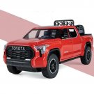 1/24 TOYOTA Tundra Pickup red Car Alloy Model Toy Diecast Metal Sound and Light Vehicle