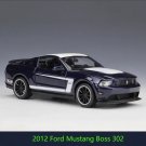 1:24 2012 Ford Mustang BOSS 302 Car Alloy Sports Model Diecast Toy Vehicles Metal Simulation