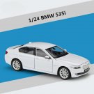 1:24 BMW 535i white Car Alloy Model Diecasts Toy Metal Vehicles High Simulation