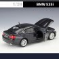 1:24 BMW 535i black Car Alloy Model Diecasts Toy Metal Vehicles High Simulation