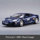 1:24 Ferrari 360 blue car model crafts decoration collection simulation alloy toy