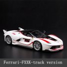 1:24 Ferrari FXXK8 white car model crafts decoration collection simulation alloy toy