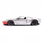 1:24 Ford GT Sports white orange Car Diecast Alloy Model Simulation Boys Toy