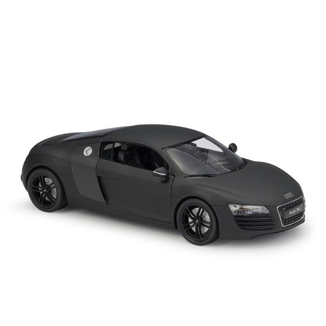 1:24 Audi R8 V10 TT Black car alloy model simulation collection Die casting toy