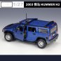 1:27 2003 Hummer H2 SUV Alloy Car Model Diecast Metal Offroad Vehicle Simulation Toy