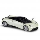 1:24 Pagani adult sports white car decoration collection gift model Die casting toy