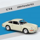 1:24 Porsche 1964 911 Sports Car white Simulation Alloy Model Crafts Collection Toy Tools