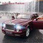1:24 Diecast Alloy Car Model Rolls Royce Phantom red Car Toy Wheels Simulation Sound Light