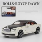 1:24 Rolls Royce Dawn Spofec white Car Alloy  Diecasts Toy Model Sound and light Pull back