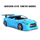 1:24 NEW Nissan Skyline 2009 GTR1 KPGC110 blue Car Alloy Model Collection Toy Tool