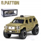 1:24 G.PATTON support green Car Alloy Model Die Cast Pull Back Children's Toy Collectibles