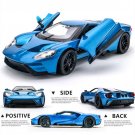 1:24 Ford GT blue Car Alloy Model Simulation Decoration Collection Die Casting Toy