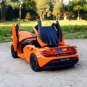 1:24 New McLaren 720S orange Car Alloy Racing Model Metal Sports Simulation Sound Light Toy