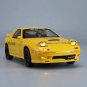 1:24 Mazda RX7 Supercar yellow Car Alloy Diecasts Model Sound and light Pull back Toy