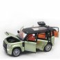 1:24 Defender LUMMA CLR LD green Car Alloy Diecasts Toy Model Sound and light Pull back Toy