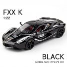 1:22 LaFerrari FXXK Diecast Alloy Model Car black Vehicle Miniature Supercar Metal