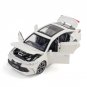 1:24 Toyota Asian Dragon White Car Alloy Model Simulation Sound And Light Pull Back Toy