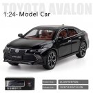 1:24 Toyota Asian Dragon Black Car Alloy Model Simulation Sound And Light Pull Back Toy