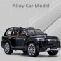 1:24 Toyota LAND CRUISER GT Black Car Prado SUV Alloy Model Diecasts Toy Sound Light