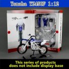 1:12 Assembled Yamaha 450F blue motorcycle original authorized simulation alloy model toy