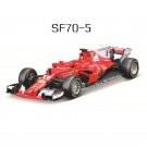 1:43 Red Bull Racing SF70 5 red car model diecasting simulation collection gift toy