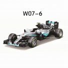 1:43 Red Bull Racing W07 6 silver car model diecasting simulation collection gift toy