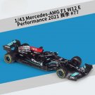 1:43 Mercedes AMG W12 E 77 black car model diecasting simulation collection gift toy