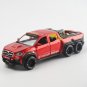 1:28 Benzs X Class 6x6 Tyre red Model Pickup Diecasts Metal Toy Simulation Sound Light