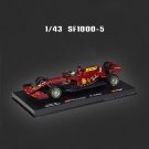 1:43 Ferrari 2020 SF1000 5 Formula red car model Acrylic dust cover simulation toy