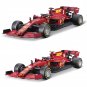 1:43 Ferrari 2020 SF1000 5 Formula red car model Acrylic dust cover simulation toy